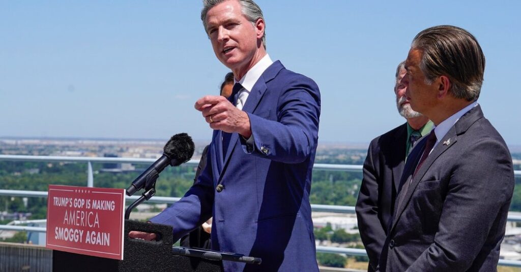 Newsom erzählt Nation, dass Trump die amerikanische Demokratie zerstört