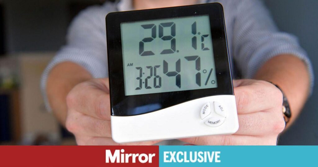 UK Heatwave lässt Mieter kocht, wenn 1 Mio. private Miethäuser die Grundstandards scheitern