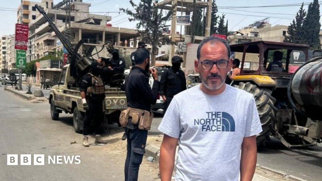 Mit vorgehaltener Waffe gehalten: BBC -Team, das von israelischen Streitkräften in Südsyrien festgenommen wurde