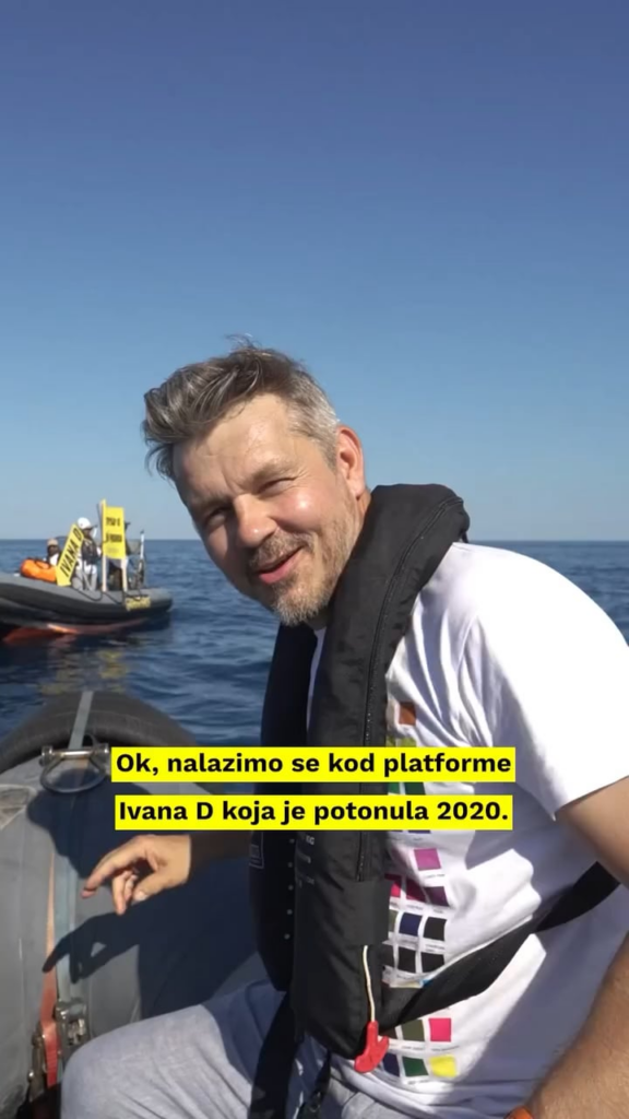 Ich fordere die Leute auf, ihre Abfälle in die Adria zu werfen, ebenso wie ina!