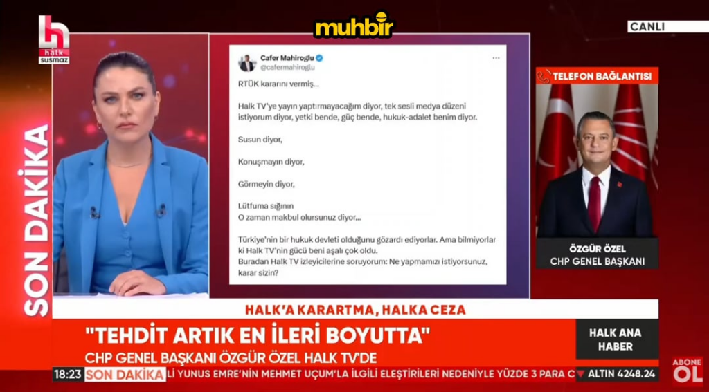 Özgür Özel: "Diejenigen, die den Akit nicht bestrafen können, sind die Partner des Vertrags."