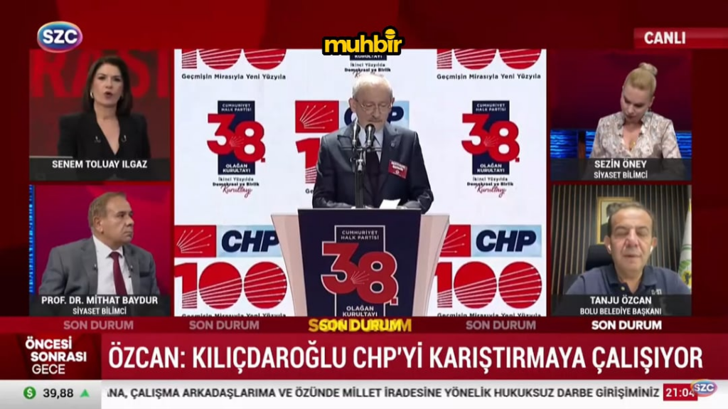 Tanju Özcan: "Halkçı Kemal" als Menschen, die sich kılıçdaroğlu'na vorstellen, danach kann der Spitzname "Cuntacı Kemal" gebunden werden. "
