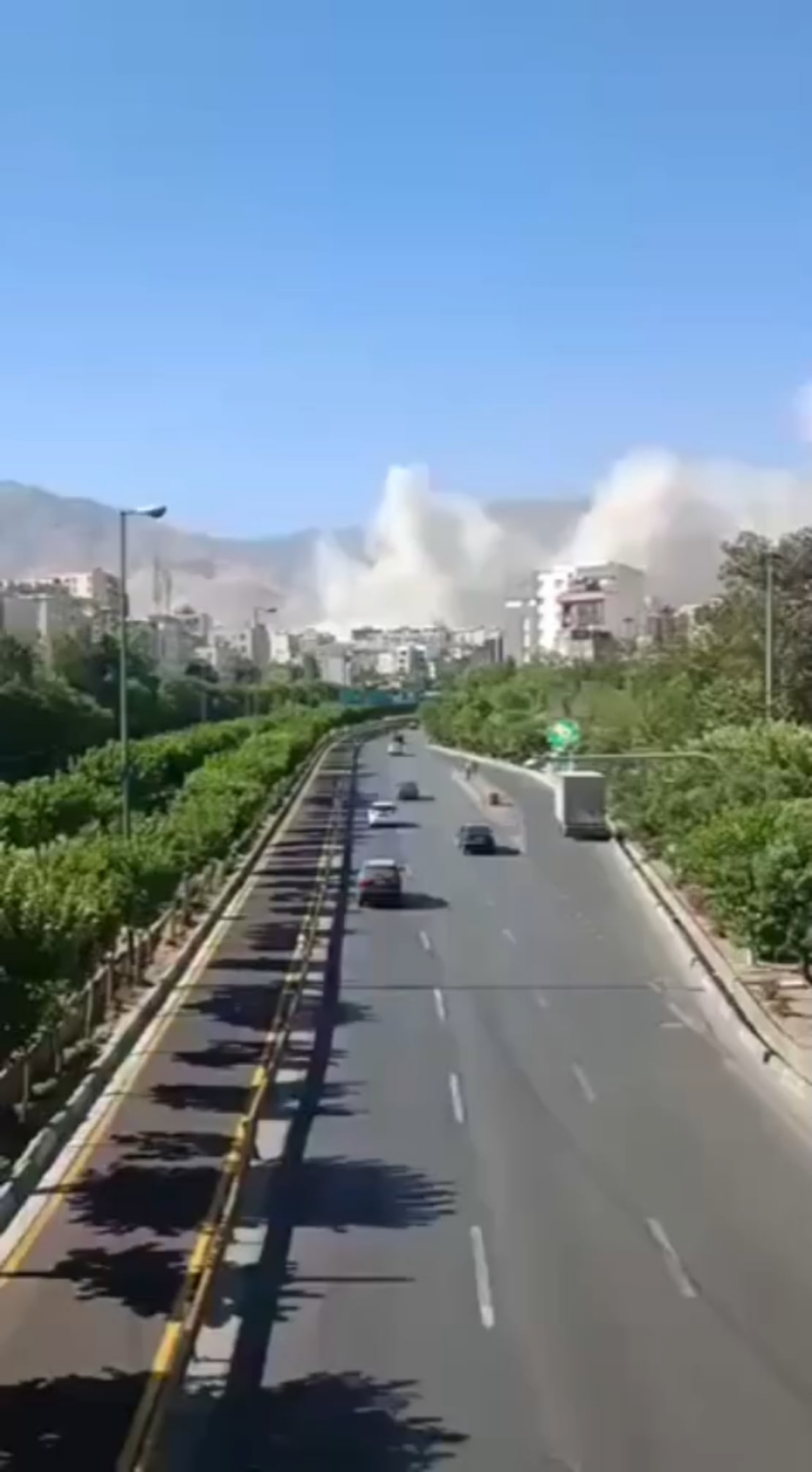 Aus den heutigen israelischen Luftstik in Teheran