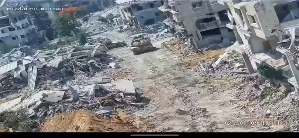 Panzerkampf im Gaza-Juni 2025
