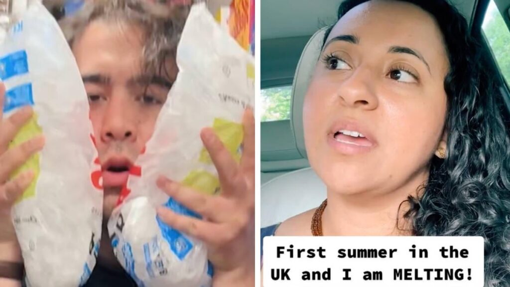 '90 fühlt sich hier an wie 120 ': US -Expats reagieren auf' unerträgliches 'Heatwave, das Großbritannien' wie eine Sauna anfühlt '.