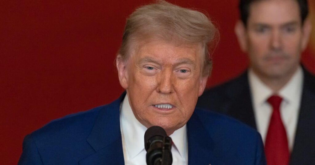 Trumps seltsames Gott Reden hat Menschen betroffen