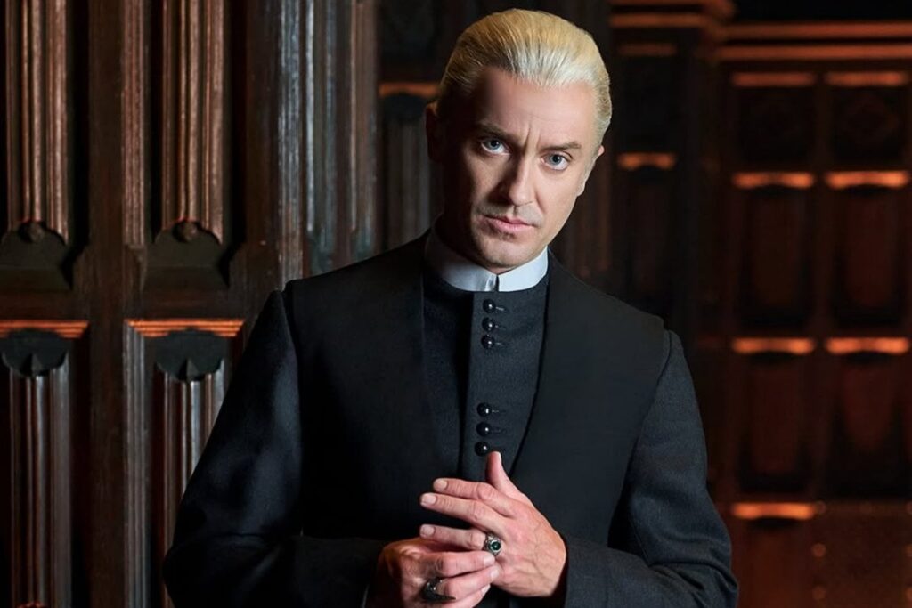 Potter -Fans verlieren es, als Tom Felton Broadway zuschließt - jetzt wollen sie ihn als Lucius in HBOs Neustart