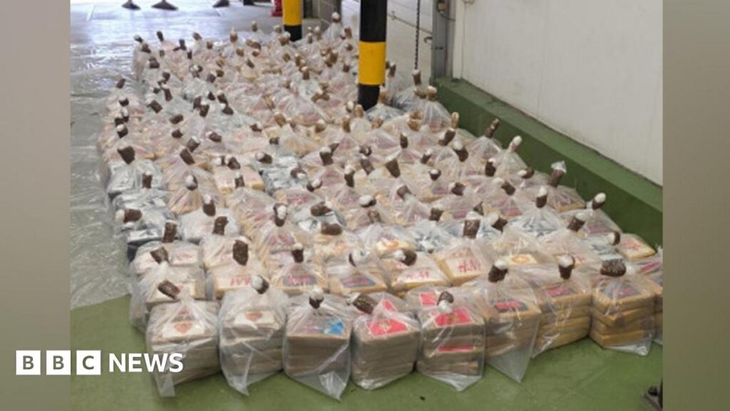 96 Mio. GBP Kokain vom Schiff im britischen Hafen beschlagnahmt