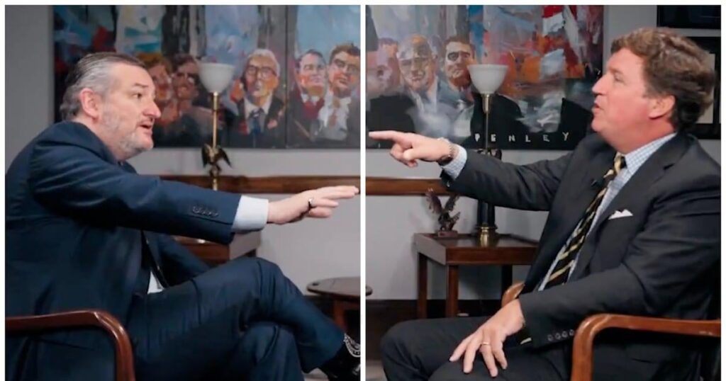 Ted Cruz explodiert absolut im Maga -Bürgerkrieg Gotcha Moment