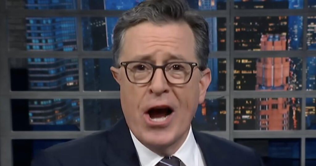 Colbert klingt Alarm auf das Symptom von Trumps rückläufigen Fähigkeiten