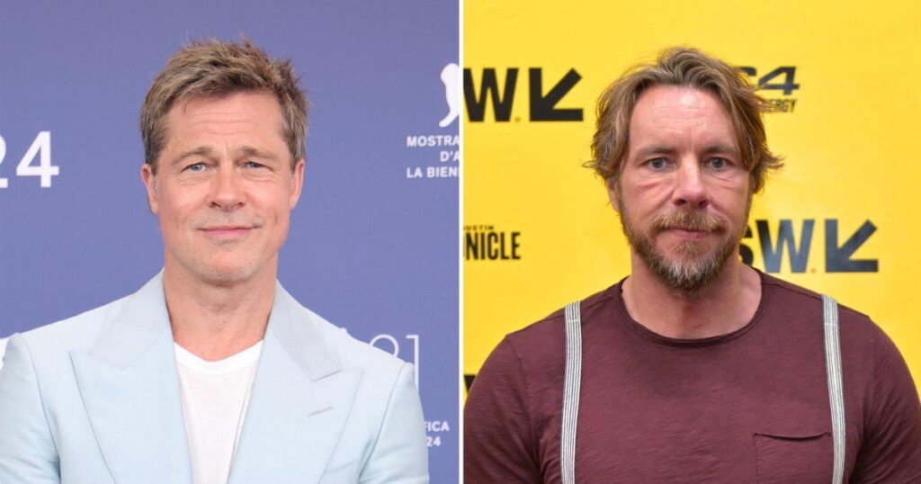 Brad Pitt erinnert sich, dass Dax Shepard in der anonymen Herrengruppe Alkoholiker getroffen hat: "einfach unglaublich"