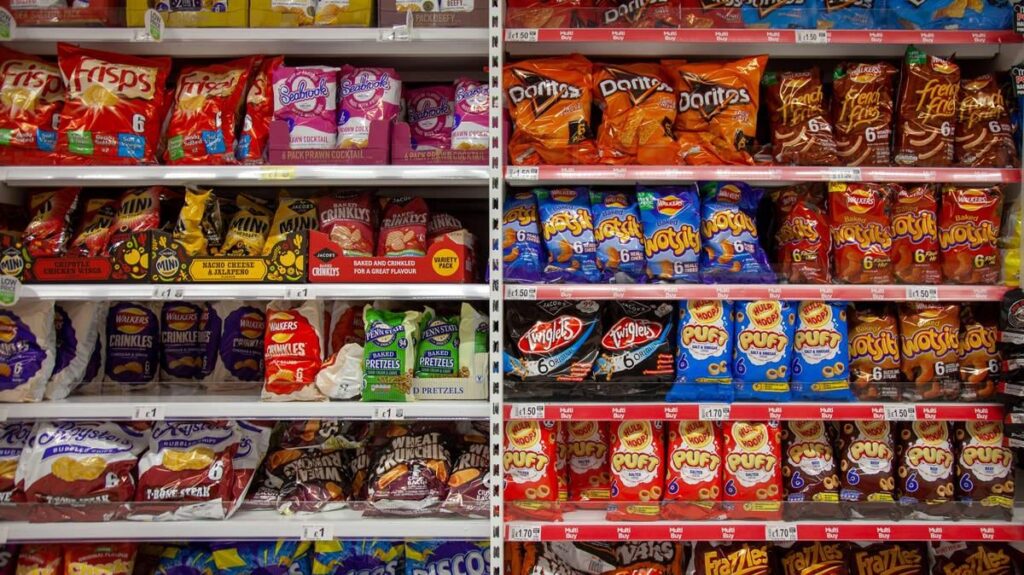 Supermärkte, die aufgefordert werden sollen, 100 Kalorien von Körbenkörben im neuen Anti-Ad-Fesity-Laufwerk zu schneiden