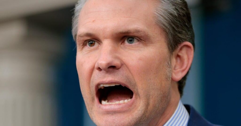Maga nimmt die Siegesrunde, nachdem Hegseth es gelungen ist, keine Pläne zu verlassen, um den Iran zu bombardieren
