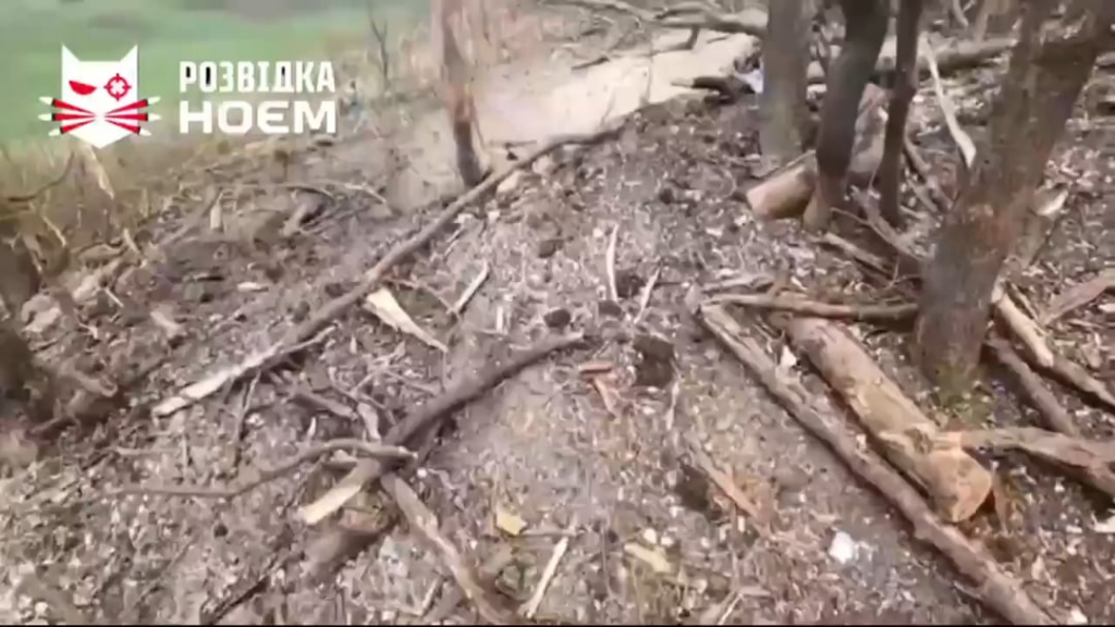 Die ukrainische freiwillige Einheit "Bratstvo" des Verteidigungsauswegs der Ukraine durchsuchte eine russische Position, nahm die feindlichen Streitkräfte heraus und sammelte ihre Dokumente. Region Kharkiv. Datum unbekannt. [Published 12.06.2025]