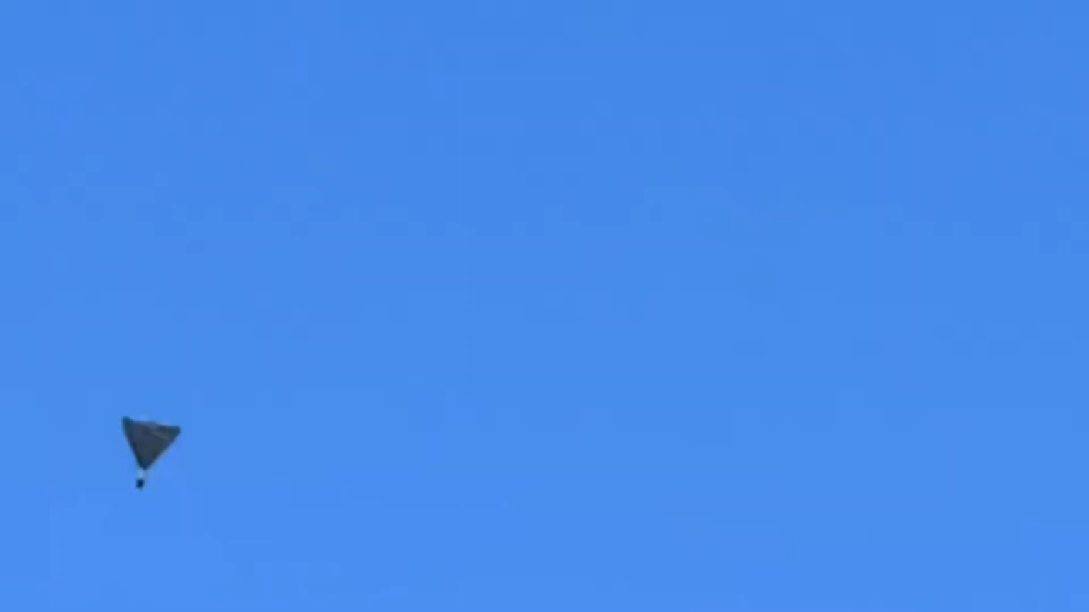 Die Shahed Long-Range Drohne wurde durch elektronische Kriegsführung abgeschossen. Juni 2025 in der Nähe der Stadt Odessa.