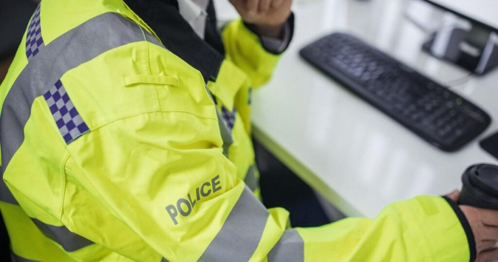 COP legte Gewicht auf die Z -Taste der Tastatur, um 100 Stunden lang von zu Hause aus zu fälschen, von zu Hause aus zu arbeiten