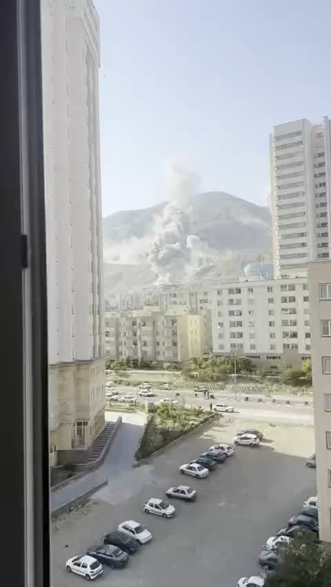 Die iranische Untergrund -Raketenspeicherseite am Stadtrand von Teheran.