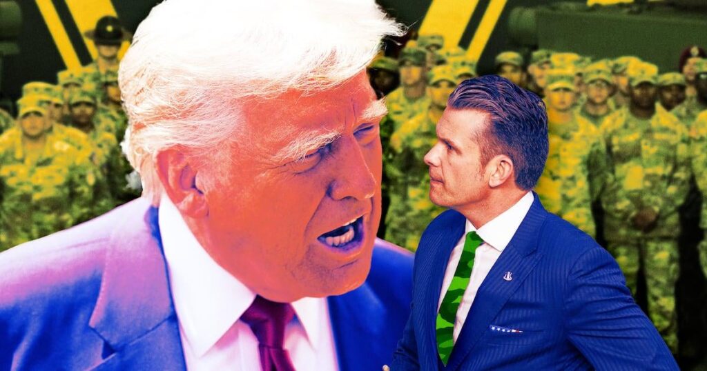 Trump 'aufgerosen' Hegseth für die Flop -Geburtstagsparade: Autor