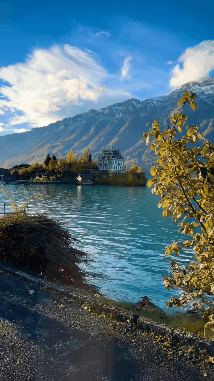 Diese Landschaft in der Schweiz