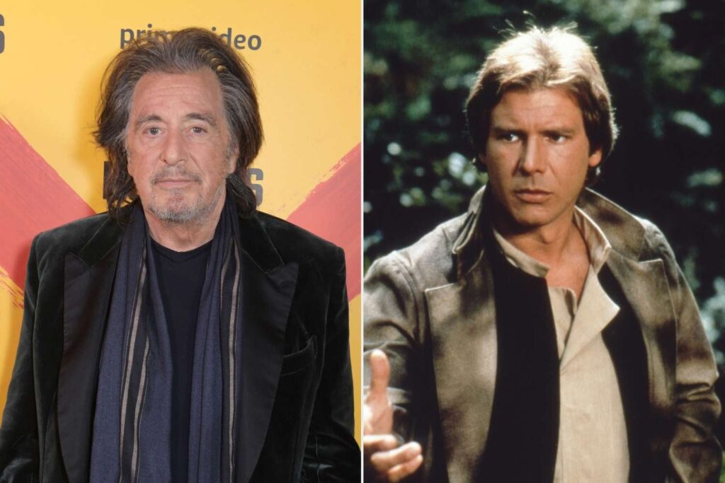 Al Pacino spricht Han Solo, Witze, er war "in der Stimmung, Harrison Ford zu einer Karriere zu machen".