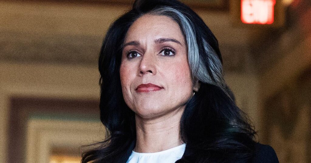 Gabbard fiel von der Intelligenzbesprechung ab, als Trump über Leck treibt