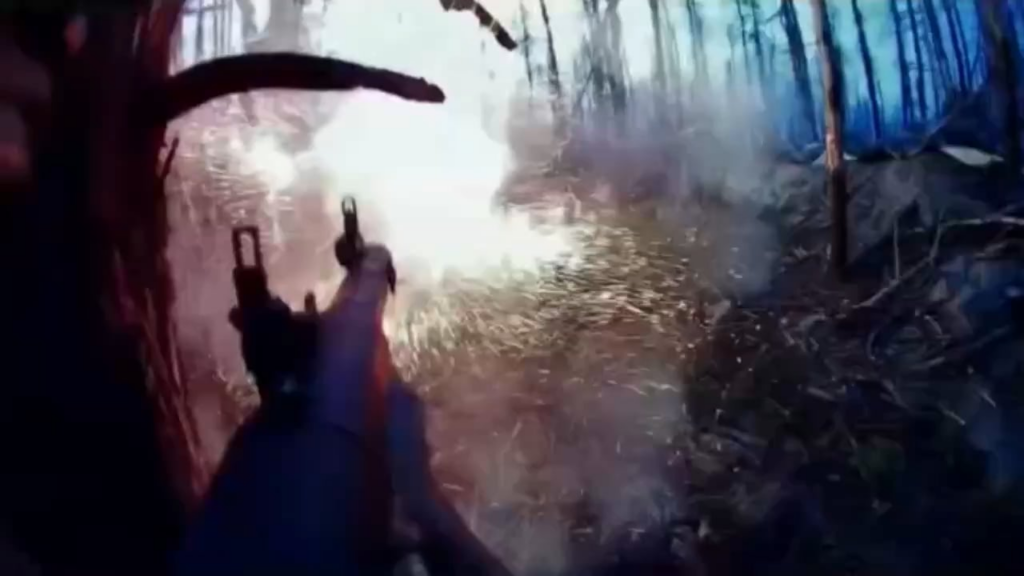 Kämpfe im Serebryansky -Wald, Luhansk Oblast aus der ersten Person der brasilianischen Freiwilligen, die für die Ukraine kämpften [Archival]