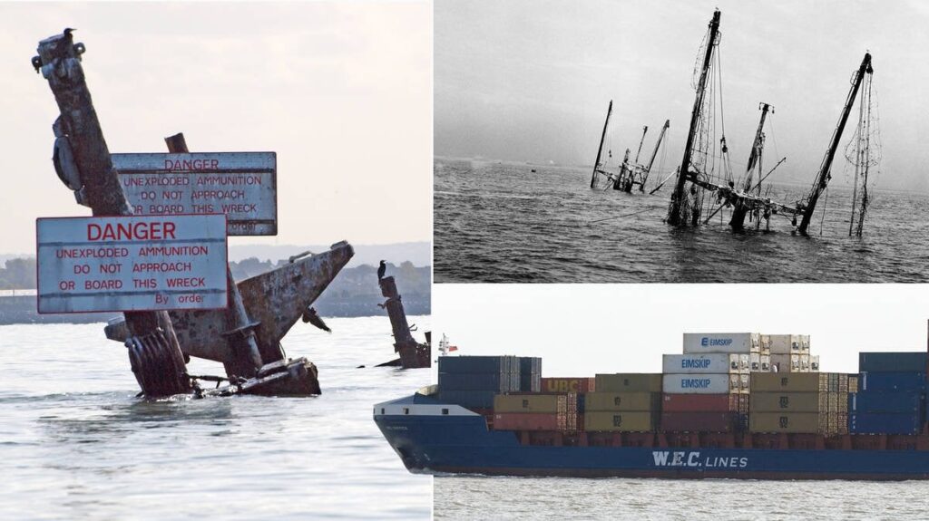 Großbritanniens Doomsday Ship ist eine sitzende Ente - 1.400 Tonnen Sprengstoff direkt vor Kent Coast, als neue Warnungen auftauchen