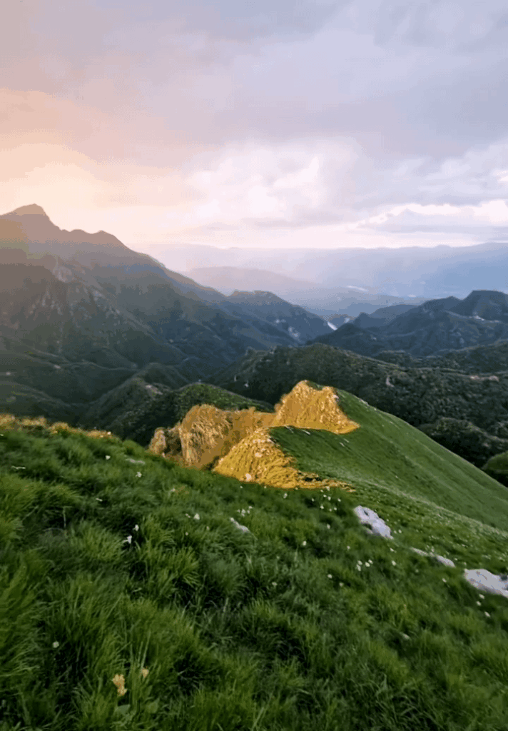 Gewandert zu dieser schönen Aussicht