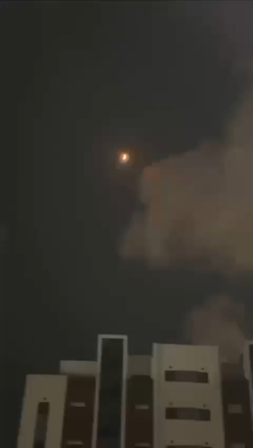 Raketenhits Haifa von letzter Nacht