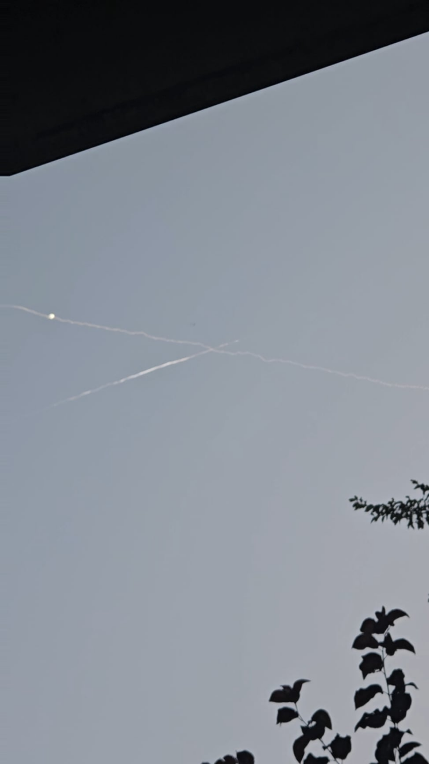 Ich habe den Arrow 3 (?) Eine ballistische Houthi -Rakete abgeholt.