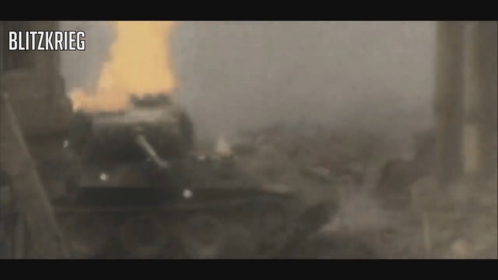 Köln Tank Duell 1945, Panther gegen Pershing [Colorized Footage]