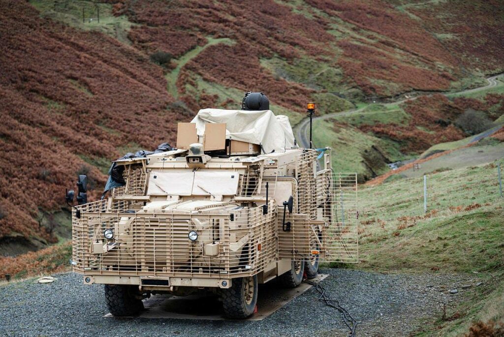 Britische Armeefahrzeuge "schnell", um Laserwaffen zu bekommen