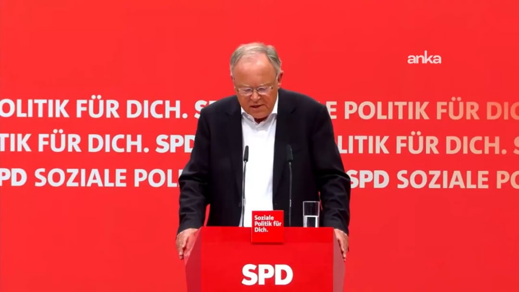 CHP -Führer Ozgur Ozel, Deutschland Sozialdemokratische Partei (SPD) im Berliner Kongress für Minuten.