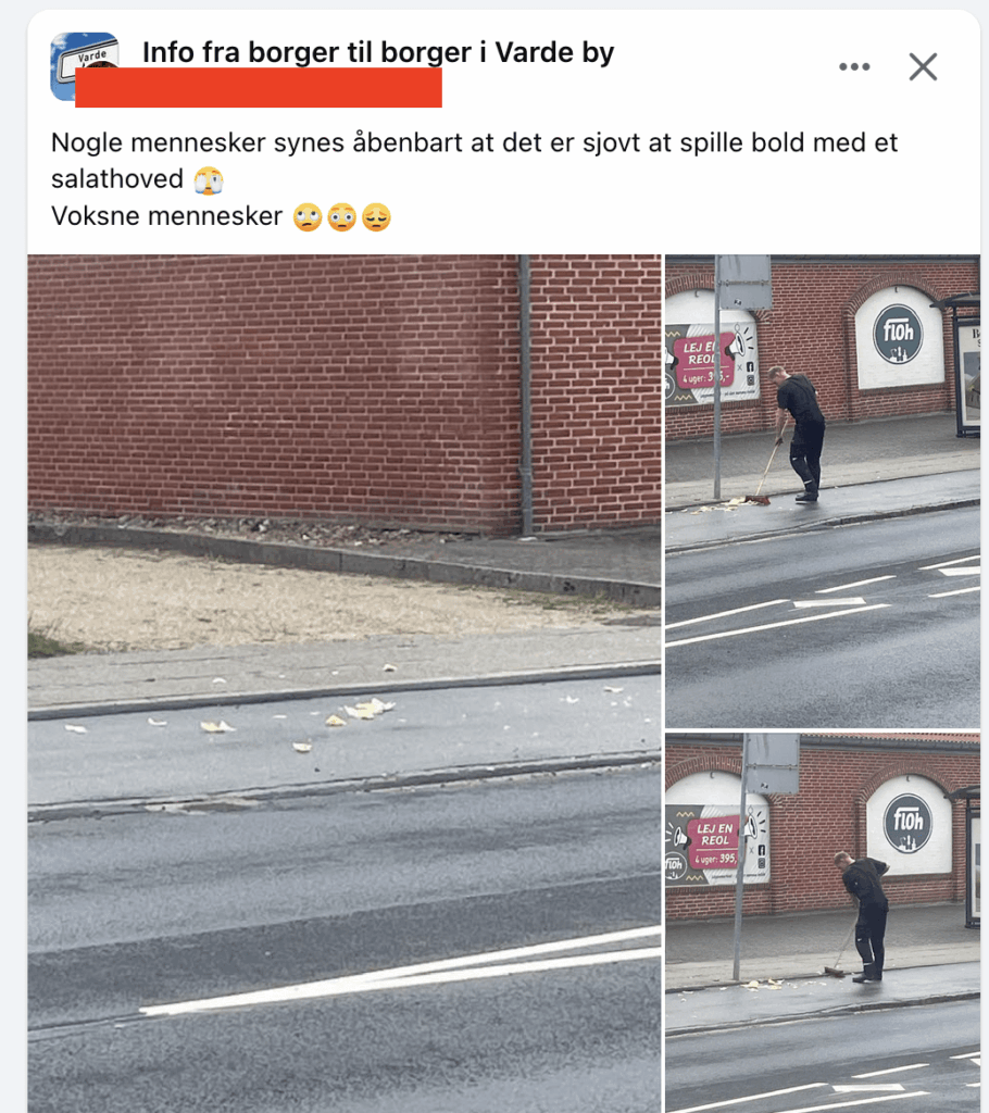 Es geht im Hof ​​runter