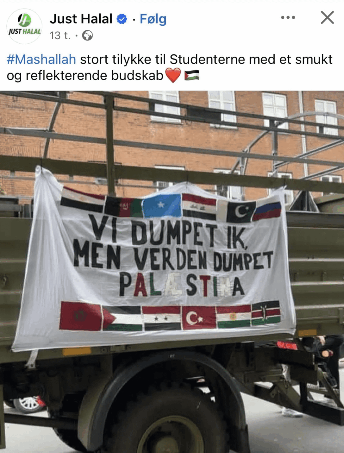 Russische Flagge auf Studentenwagen. Was f .. ??