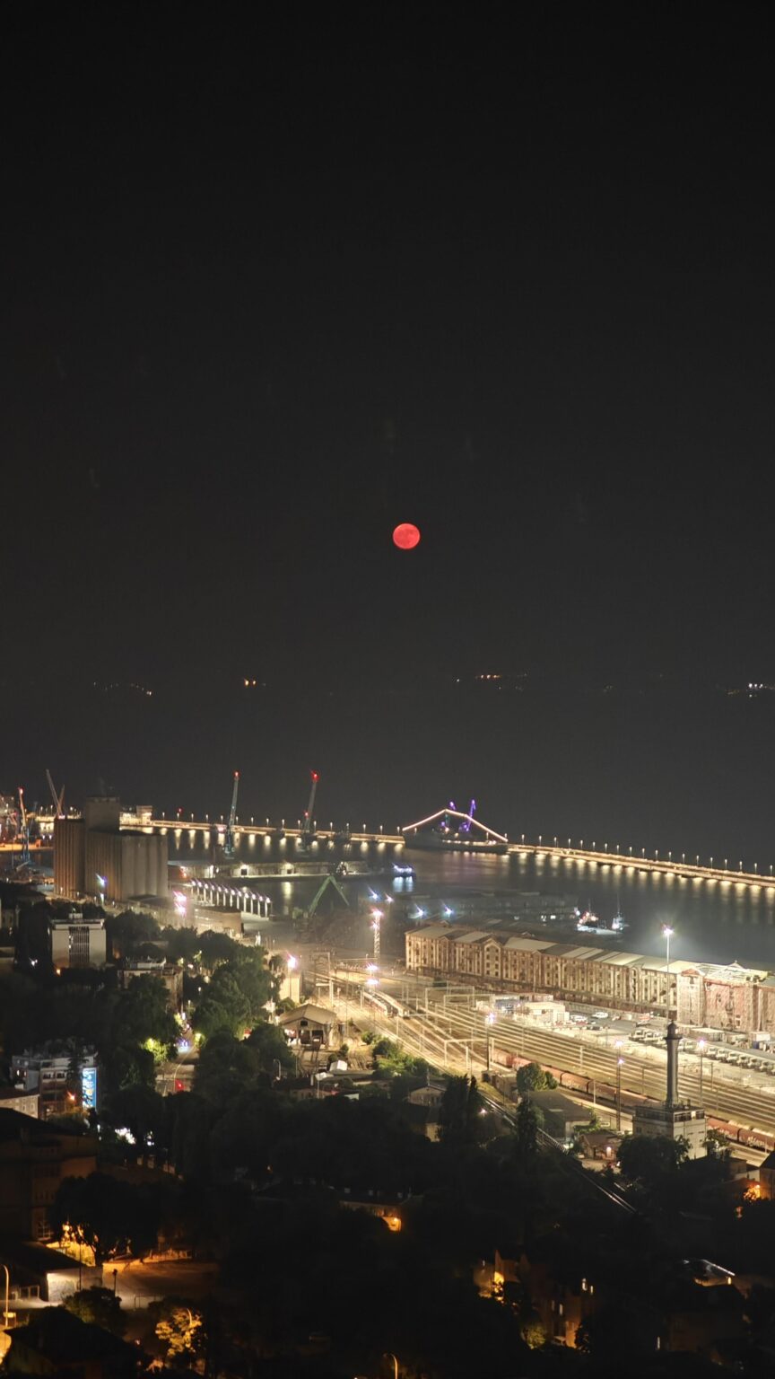 Blood Moon Night, Kroatien, Rijeka