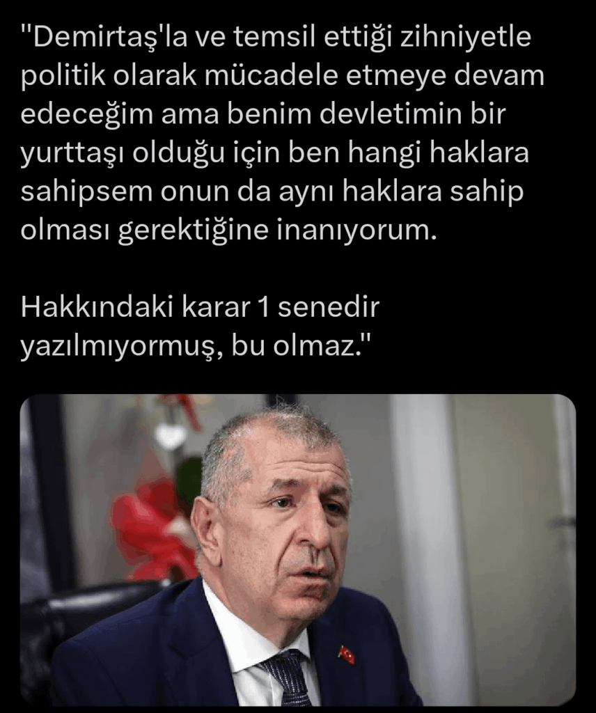 Umit Ozdag Selahattin Demirtas sprach jetzt mit TV.