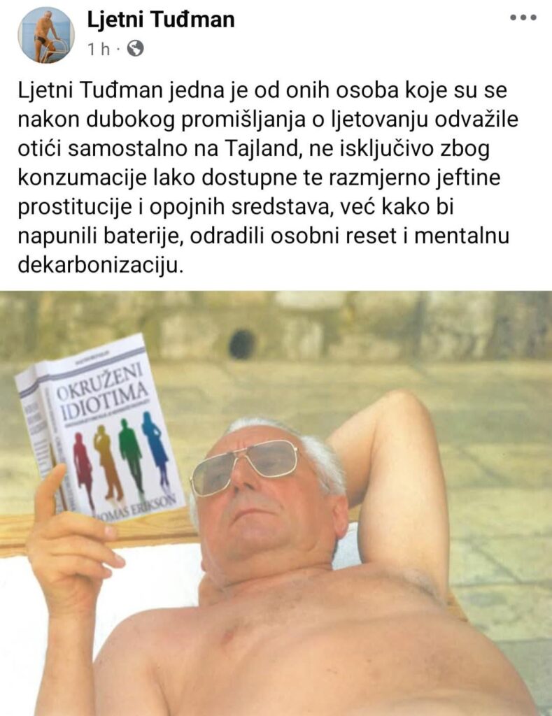 Glücklicher Sommer Tudjman an alle, die feiern!