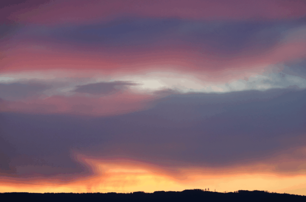 Genießen Sie den Sonnenuntergang