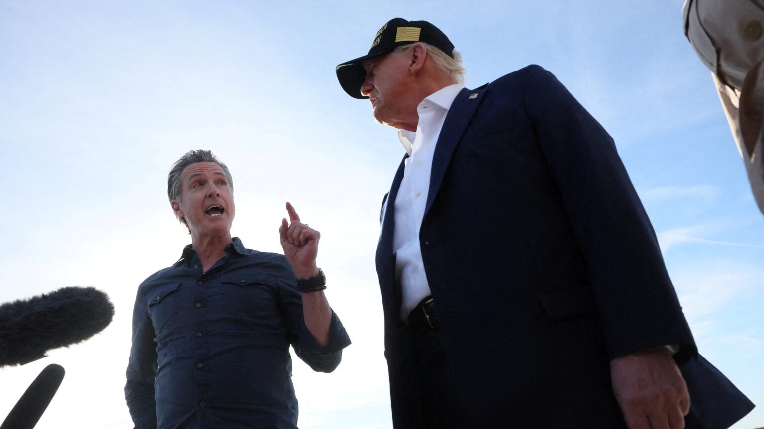 Trumps Einsatz der Nationalgarde sind "die Handlungen eines Diktators", sagt California Gov