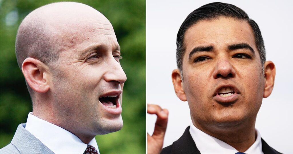 Top Dem -Gelübde, 'Stück von S ** t' Stephen Miller zu untersuchen