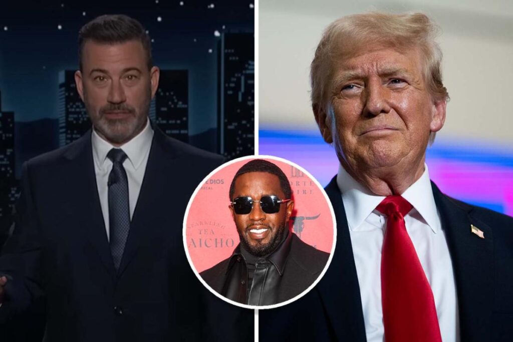 Jimmy Kimmel antwortet darauf, dass Trump den französischen Präsidenten Macron als „Werbung aufsucht“: „Es ist, als würde Diddy Sie einen schlechten Freund nennen.“ Jimmy Kimmel antwortet darauf, dass Trump den französischen Präsidenten Macron als „Werbung aufsucht“: „Es ist, als würde Diddy Sie einen schlechten Freund nennen.“