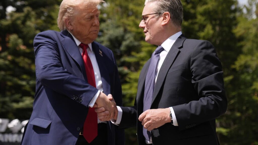 Die USA und Großbritannien sagen, dass sie ein Handelsabkommen festgehalten haben, das Trump für beide Nationen fair bezeichnet