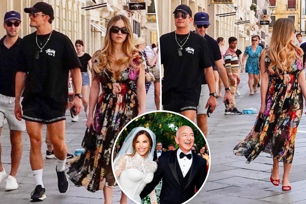 Orlando Bloom und Sydney Sweeney haben zusammen durch Venedig geschlagen, nachdem Jeff Bezos, Lauren Sánchez 'Hochzeit