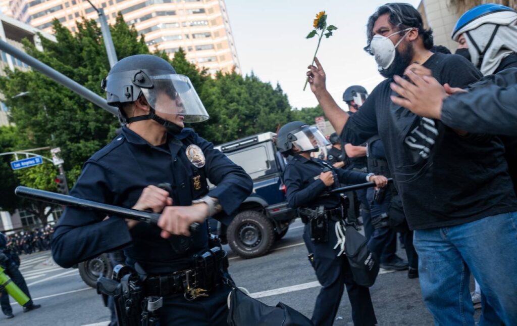 Was ich in LA sah, war kein Aufstand. Es war ein Polizeiaufstand.