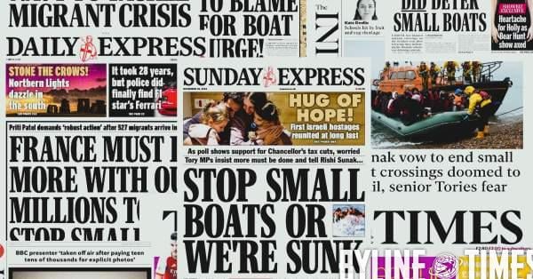Wie negative Medien Schlagzeilen über kleine Bootsübergänge gegen alle Migranten Briten drehen