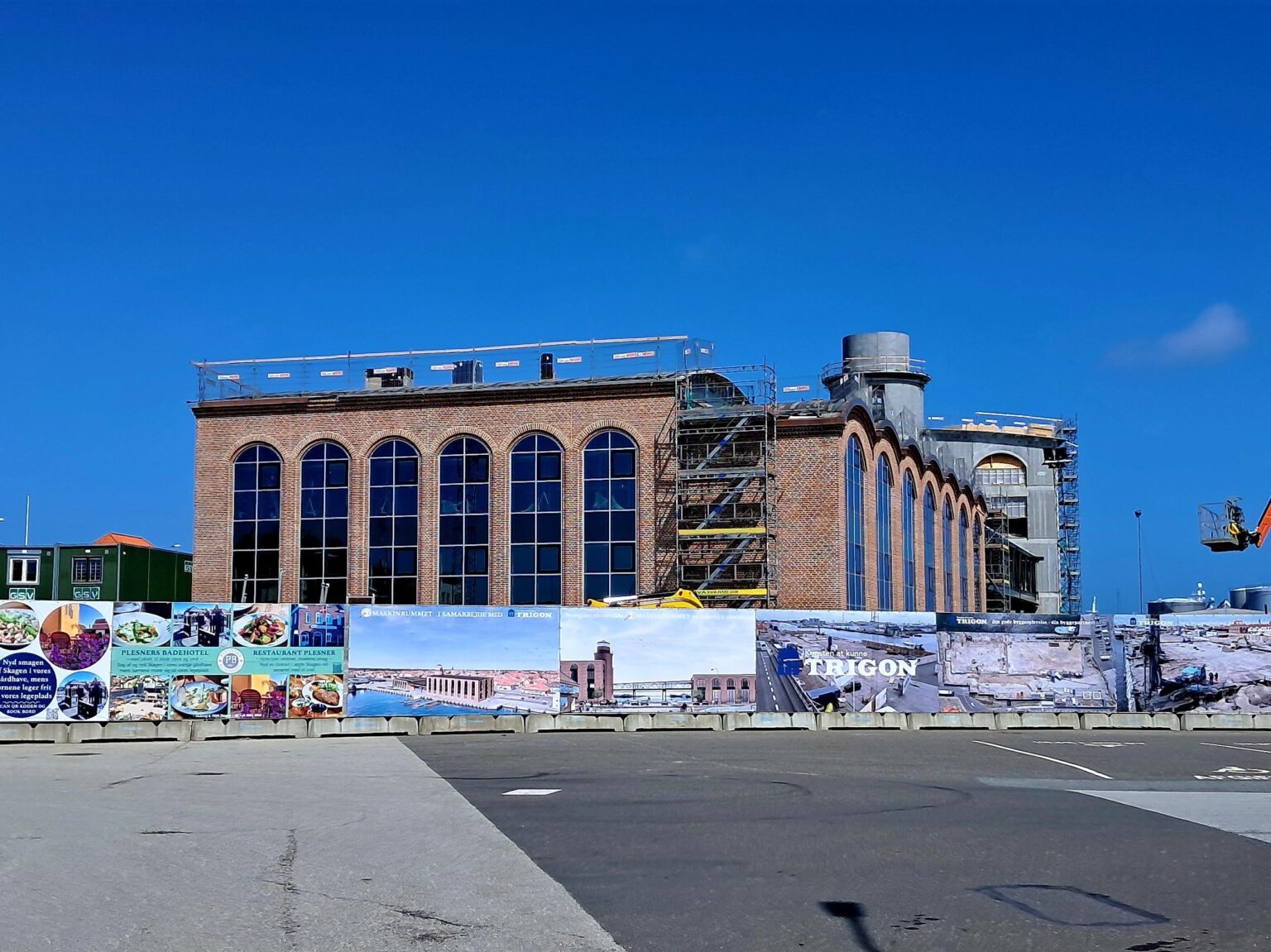 Neues Museum im Bau im Skagen Harbour Neues Museum im Bau im Skagen Harbour