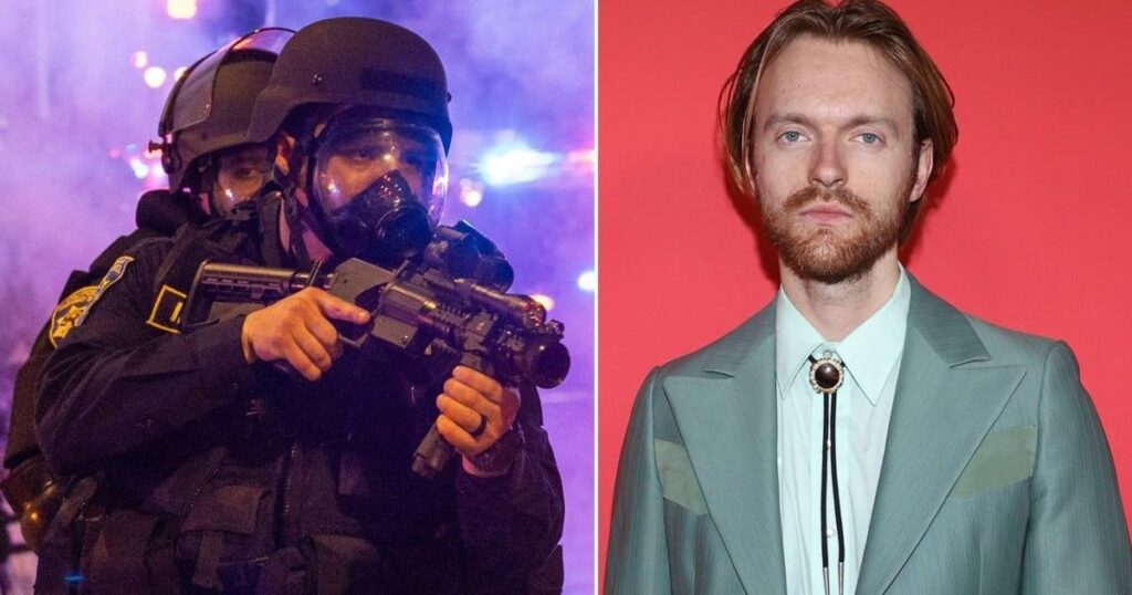 Billie Eilishs Bruder Finne hat beim Protest in Los Angeles unterrissen