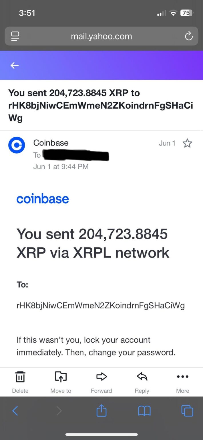 Repost von früher als die E -Mail zeigte – Mama wird von einem Typen namens Axel Vasa für 1,5 Mio. USD XRP betrogen Repost von früher als die E -Mail zeigte - Mama wird von einem Typen namens Axel Vasa für 1,5 Mio. USD XRP betrogen