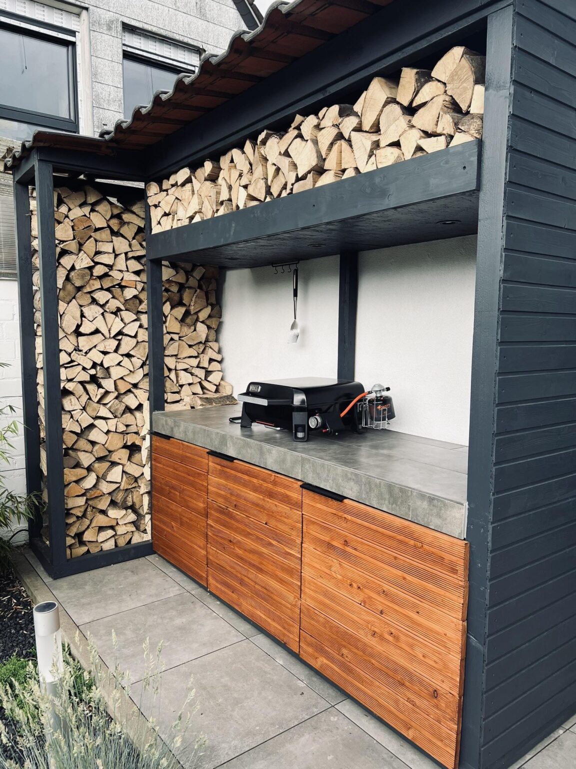 Outdoor Küche ist endlich fertig ✔️